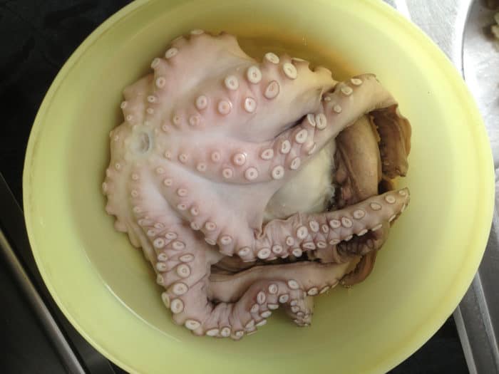  Galician octopus preparation 